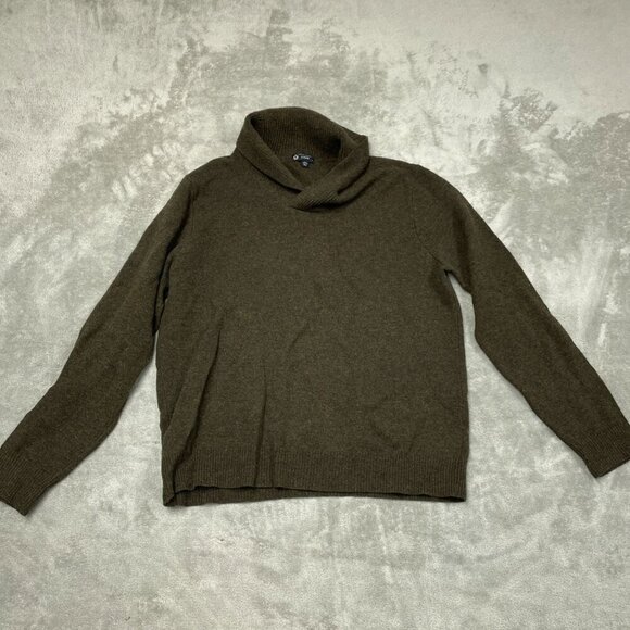 J. Crew Brown Lambswool Turtleneck Sweater L 6495 - Picture 1 of 7